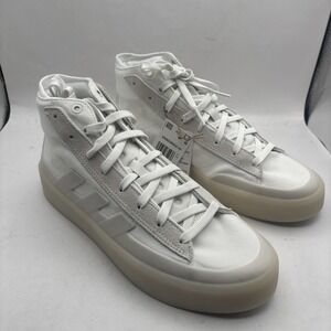 Mens White Adidas Shoes High Tops for Sale up to 90% Off: Poshmark